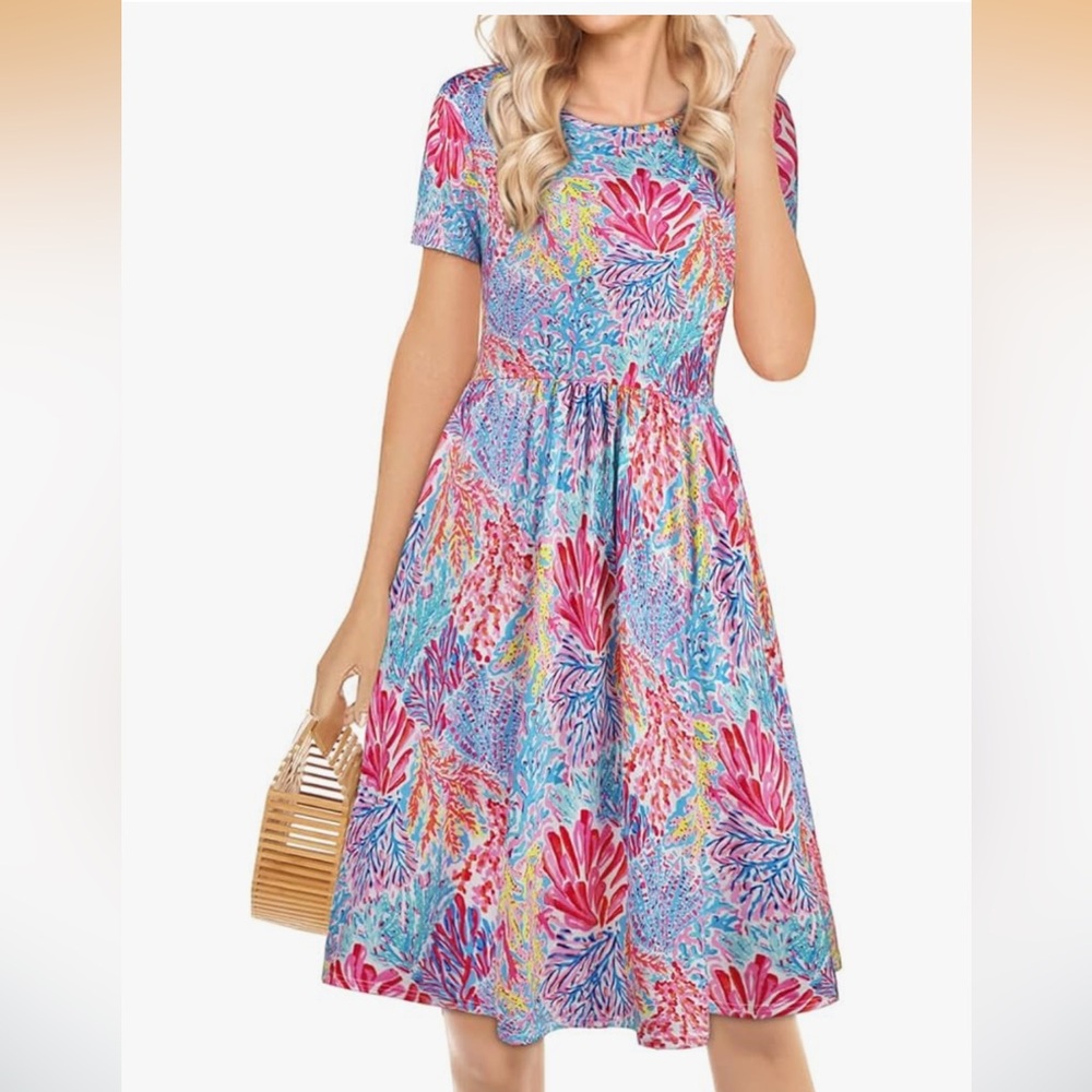 Colorful Coral 🪸 Dress